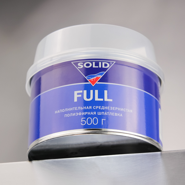 Шпатлевка Solid Full с отвердителем, 500 г