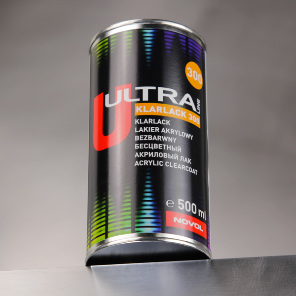 Лак акриловый бесцветный Ultra Klarlack 300 MS, 0,5 л, 2:1