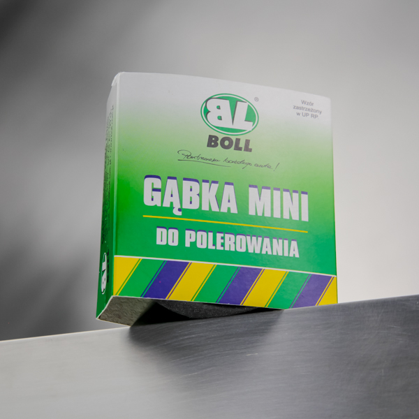 Полировальная губка BOLL MINI, мягкая, черная, 80 мм, М14