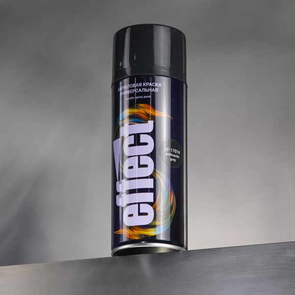 Краска универсальная акриловая EFFECT, EF-17016 Acrylic spray paint, RAL 7016, антрацитово-серая, 40