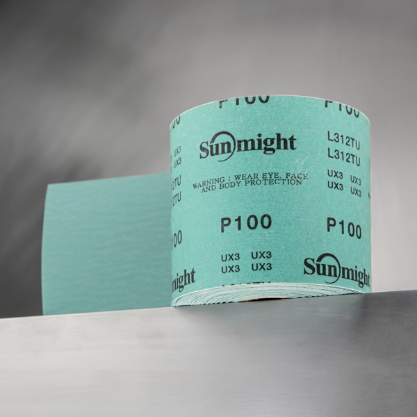 Бумага абразивнаяSUNMIGHT, 115 мм × 50 м, P100
