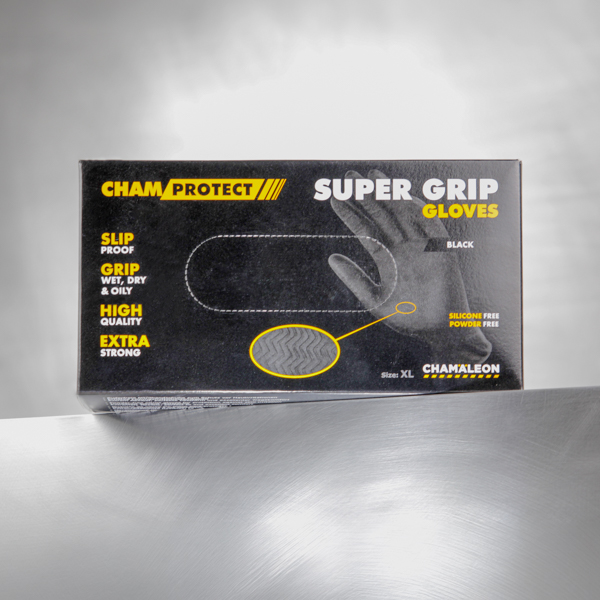 48903 Нитриловые перчатки super grip, XL 80шт
