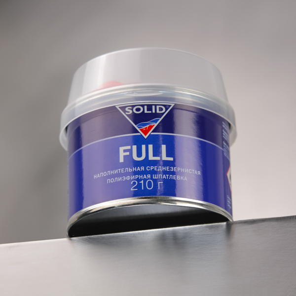 Шпатлевка Solid Full с отвердителем, 210 г