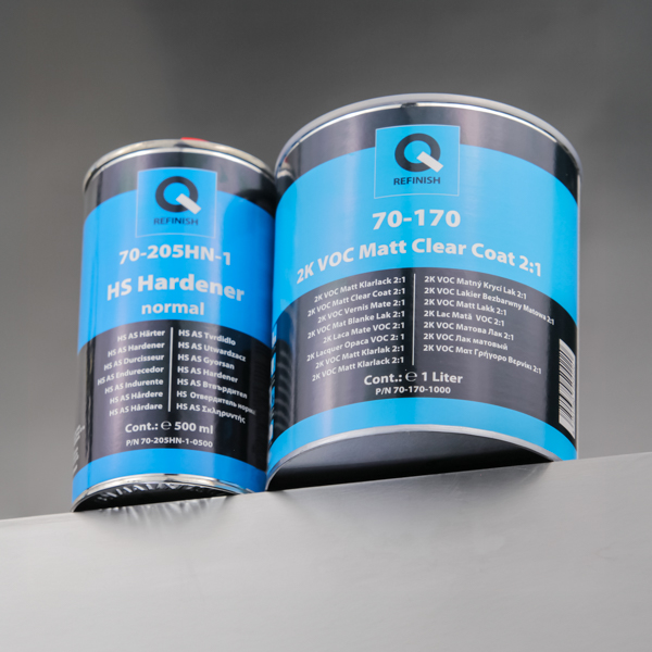 Лак матовый Q-REFINISH Q70‑170 2K VOC Mat Clearcoat 2:1, 1 л