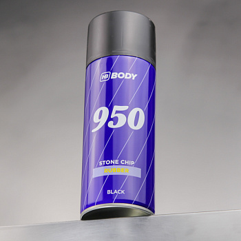 Покрытие антигравийное BODY 950, черное, аэрозоль, 400 мл