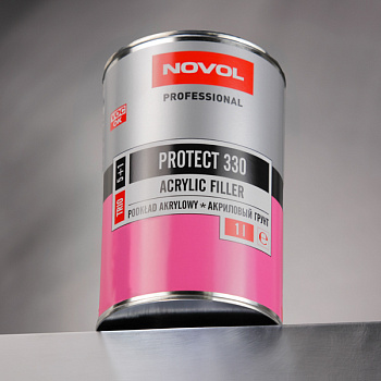 Грунт акриловый NOVOL Protect 330 Trio, белый, 1,0 л (5+1)