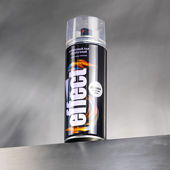 Лак универсальный акриловый бесцветный EFFECT, EF-10006 Acrylic spray clearcoat, глянцевый, 400 мл, 