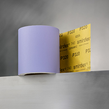 Абразивный материал в рулонах Smirdex 740 Ceramic, 115×50 м, P320
